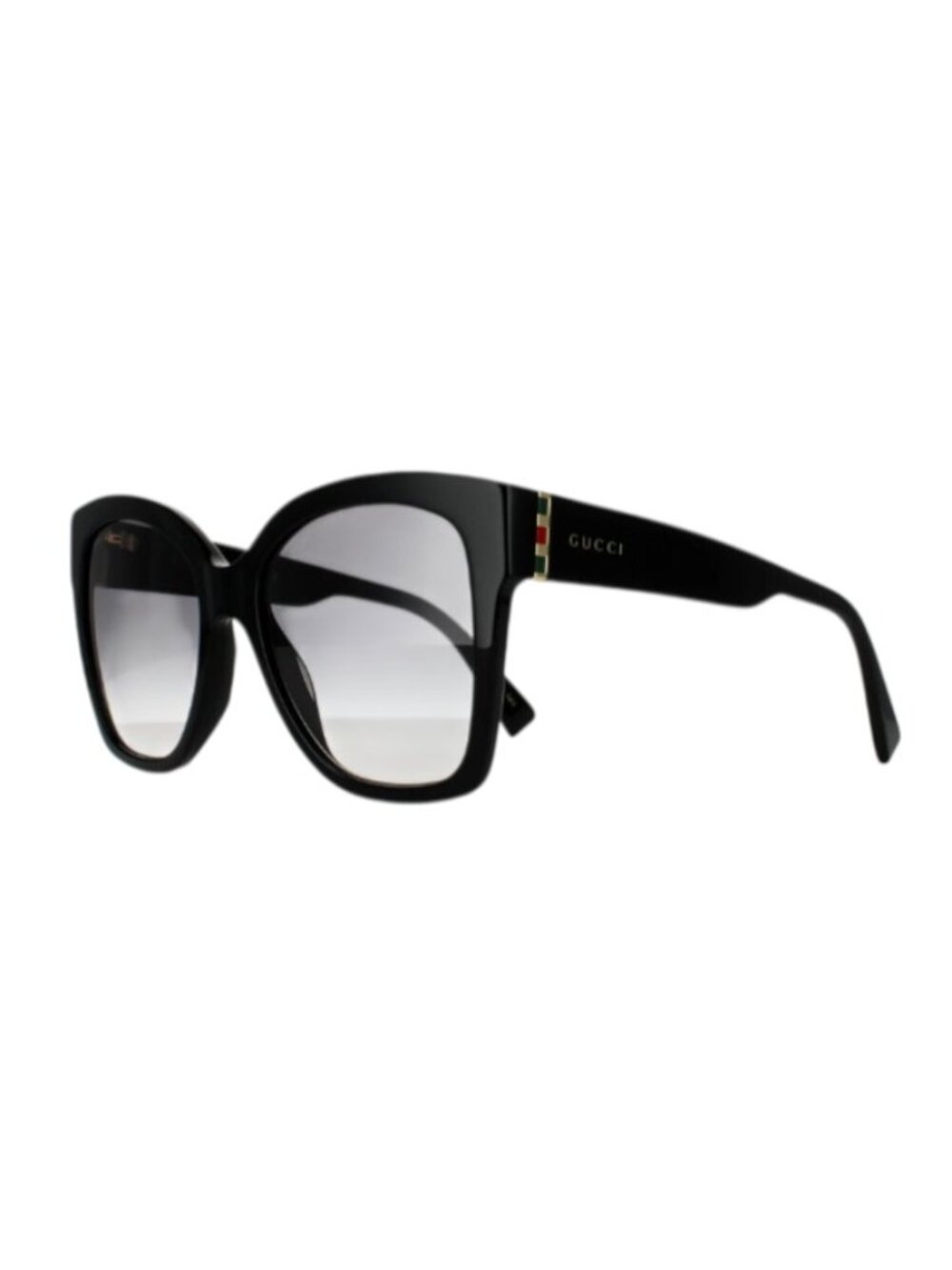 NEW GUCCI GG0459S 001 Black Grey Gradient Sunglasses 54mm